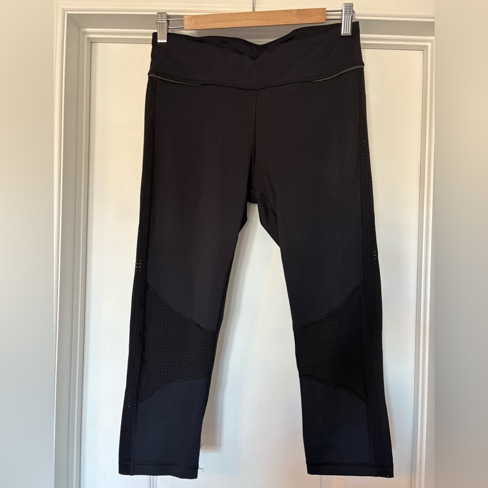 Alala Black Mesh Detail Leggings